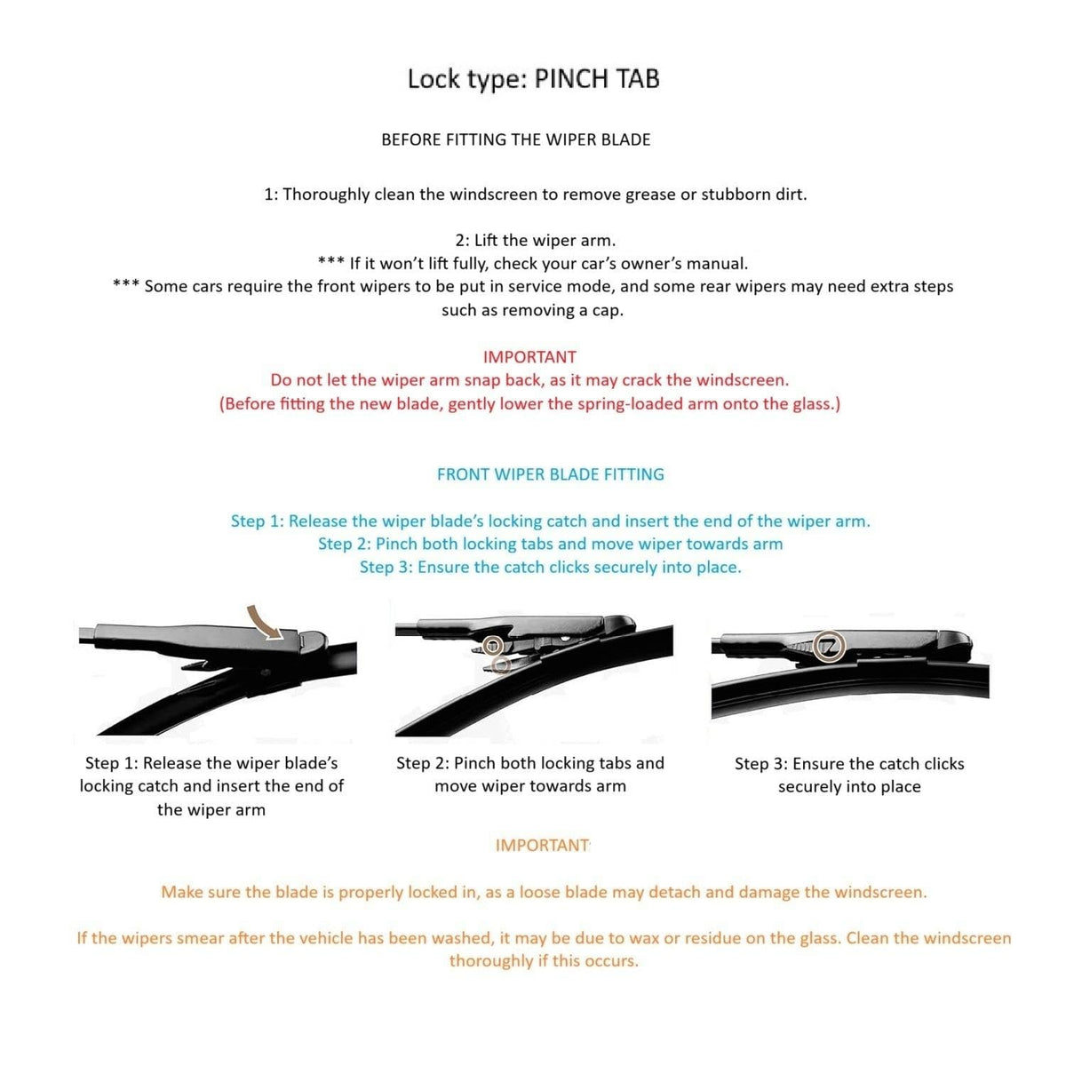 BMW X1 E84 Wiper Blades 2009–2015
