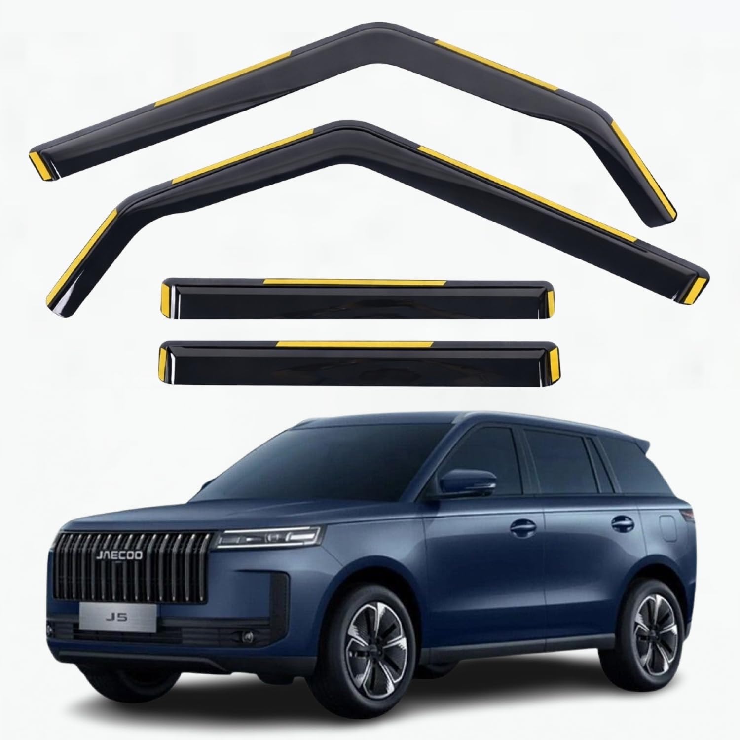 In-Channel Wind Deflectors, Jaecoo 5 2025–2027