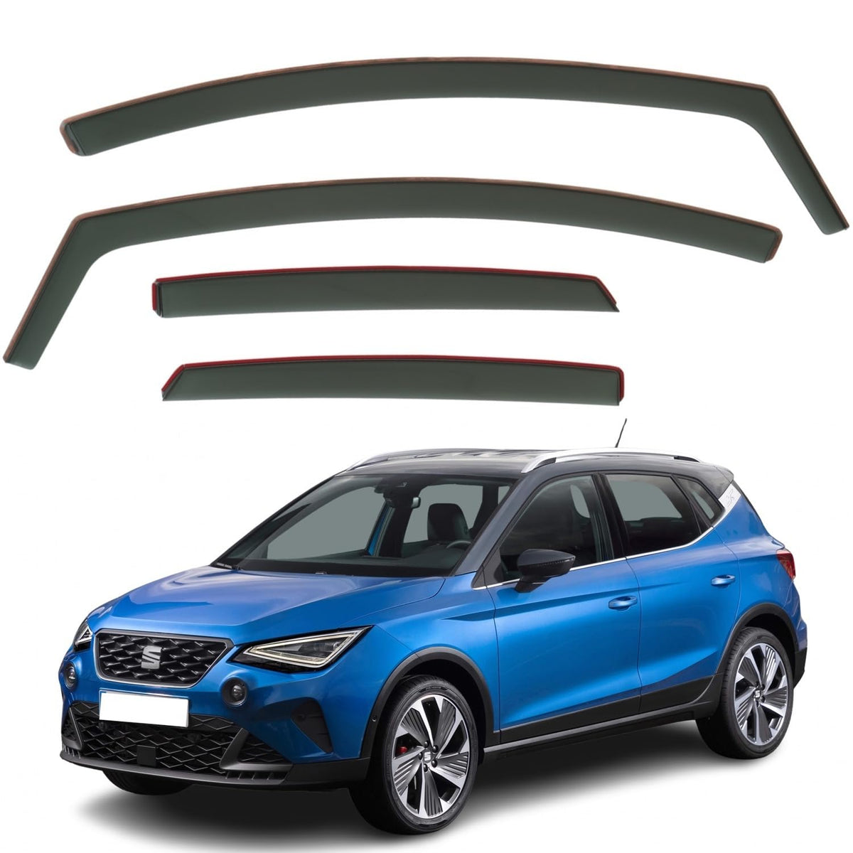 SEAT Arona Wind Deflectors 2017–2025, In-Channel