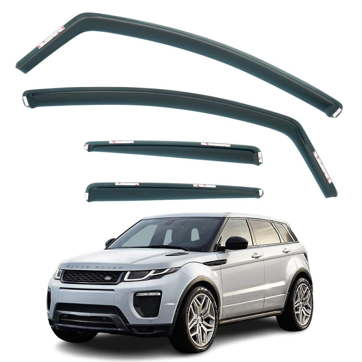 Land Rover Range Rover Evoque L538 Wind Deflectors 2011–2018, In-Channel
