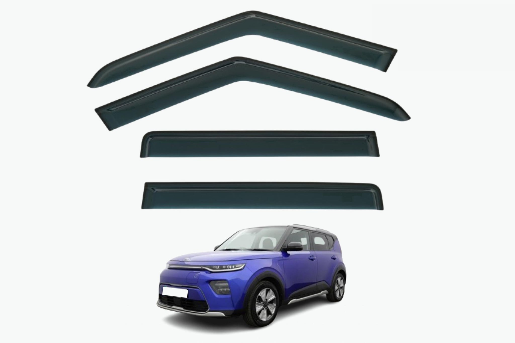 Kia Soul MK3 Wind Deflectors 2020–2026, Out-Channel