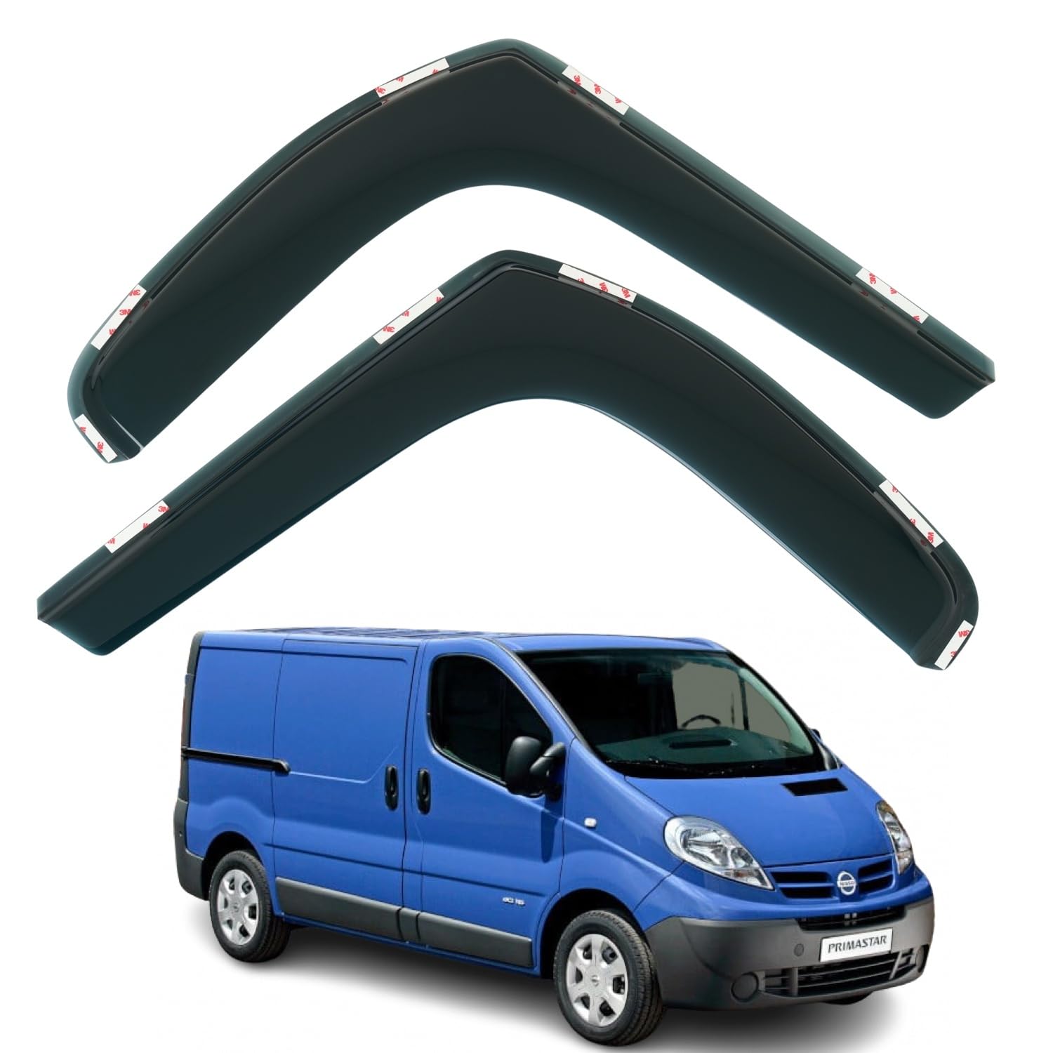 Nissan Primastar Wind Deflectors 2003–2014, In-Channel