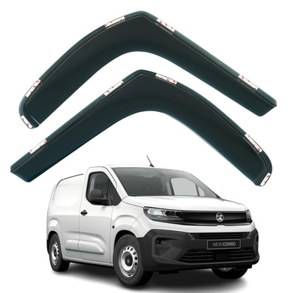 2 pcs Wind Deflectors For Vauxhall Combo 2019 2020 2021 2022 2023 2024 2025 Models. Combo Life Rain Guards, Combo-E Window Visors.