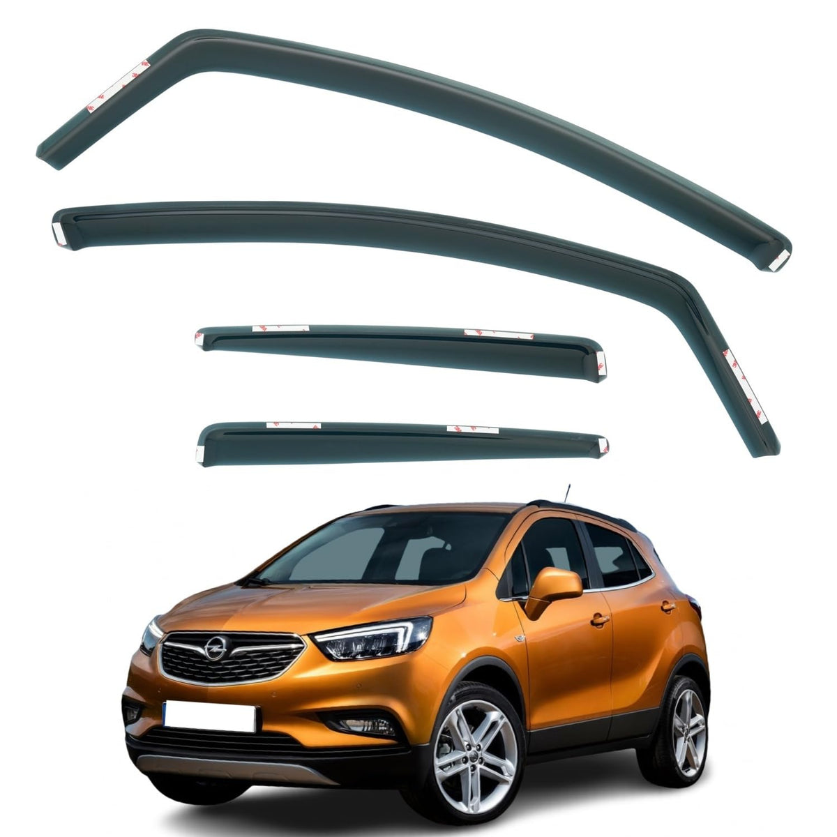 Opel Mokka Wind Deflectors 2012–2019, In-Channel
