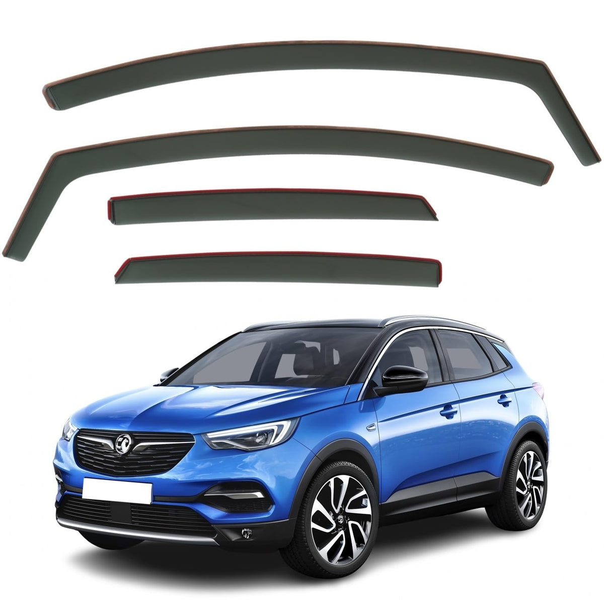 Opel Grandland Wind Deflectors 2017–2023, In-Channel