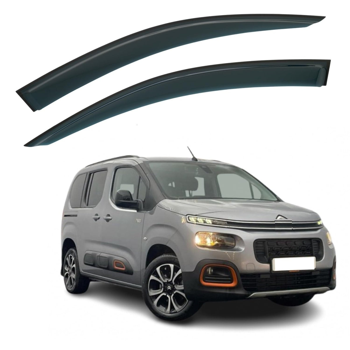 Citroën Berlingo MK3 Wind Deflectors 2018–2025, Out-Channel