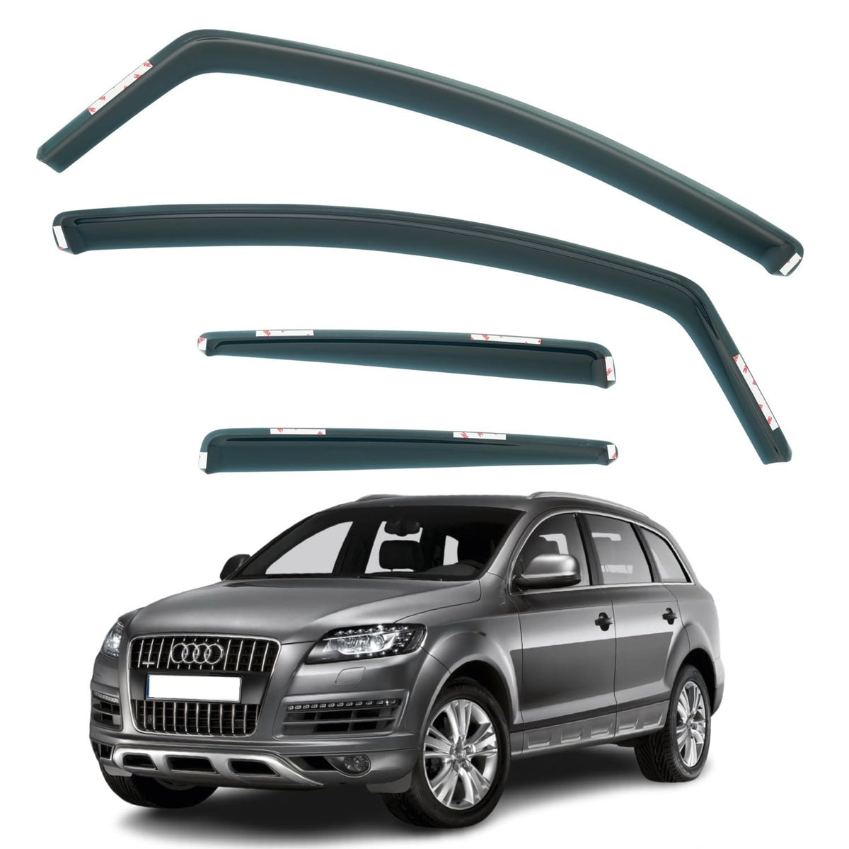 Audi Q7 Wind Deflectors 2006–2015, In-Channel