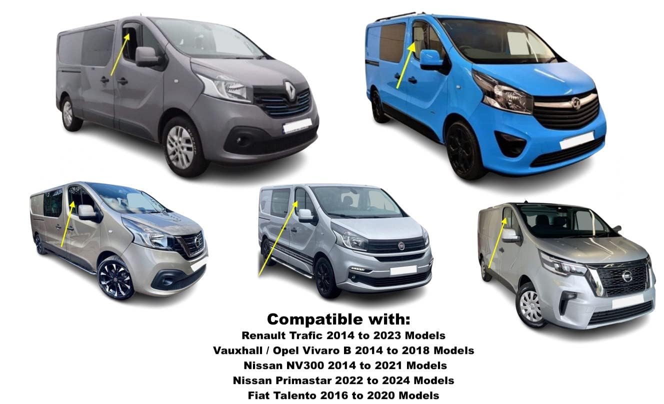 Fiat Talento Wind Deflectors 2016–2020, In-Channel