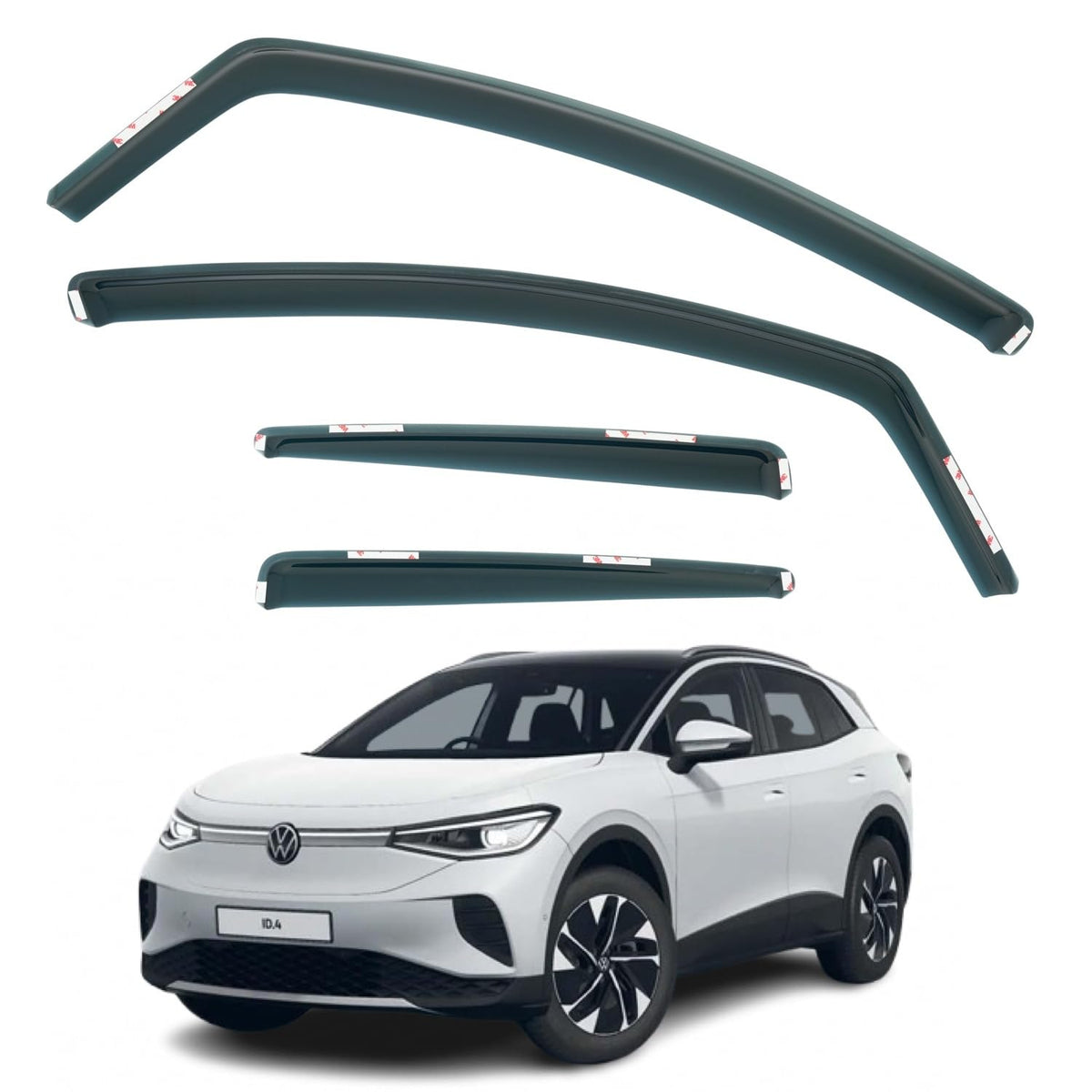 Volkswagen ID.4 Wind Deflectors 2021–2026, In-Channel