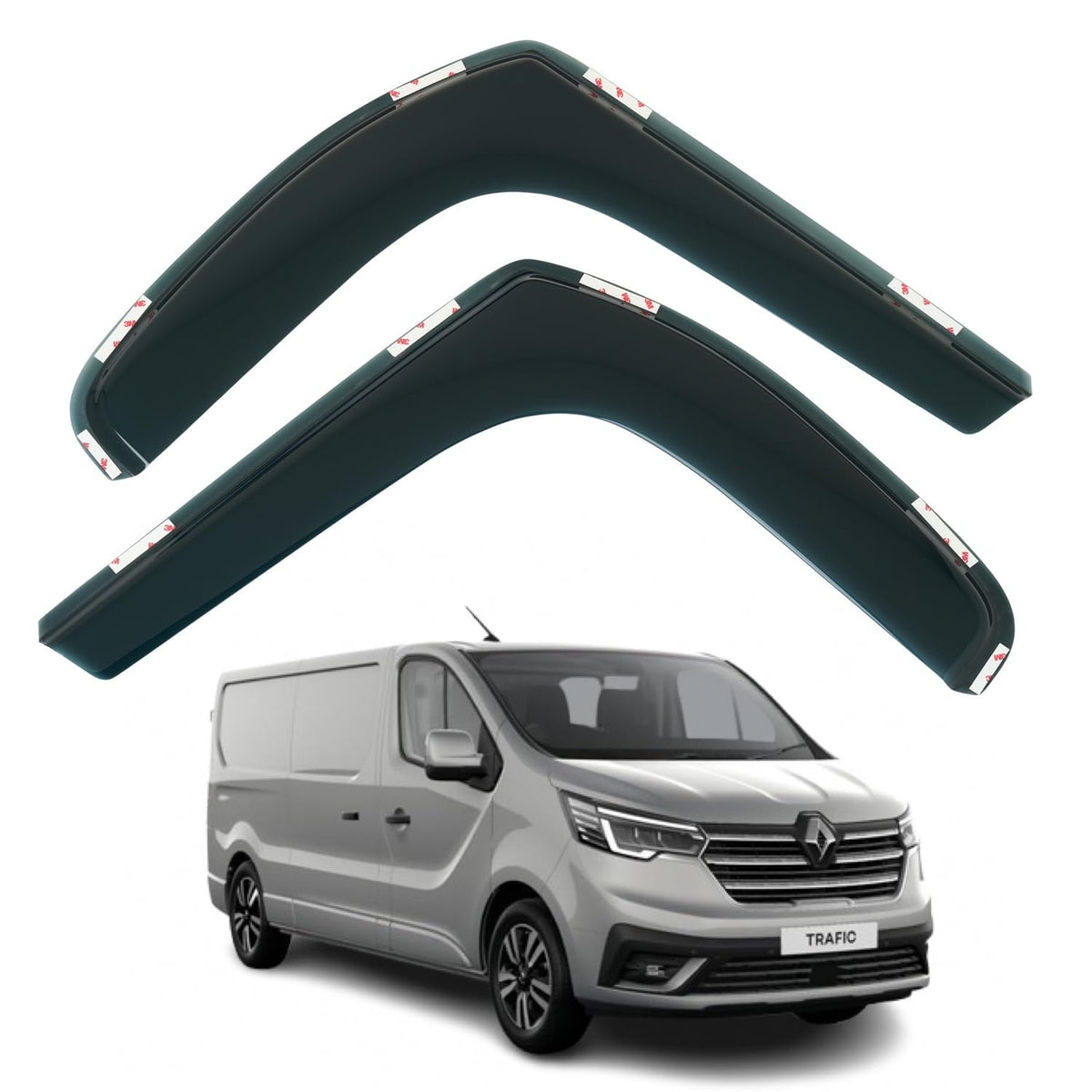 Fiat Talento Wind Deflectors 2016–2020, In-Channel
