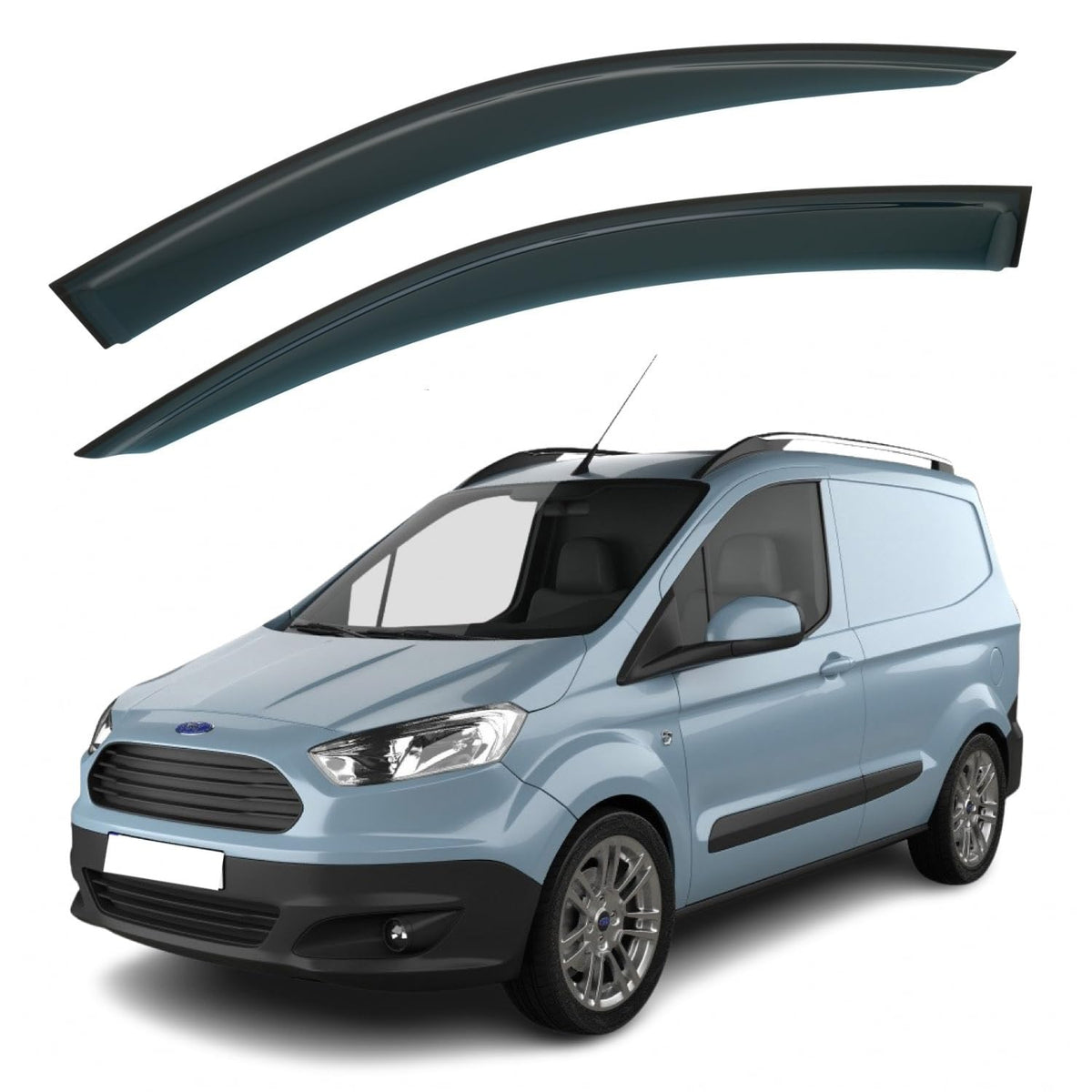 Ford Transit Courier MK1 Wind Deflectors 2014–2023, Out-Channel