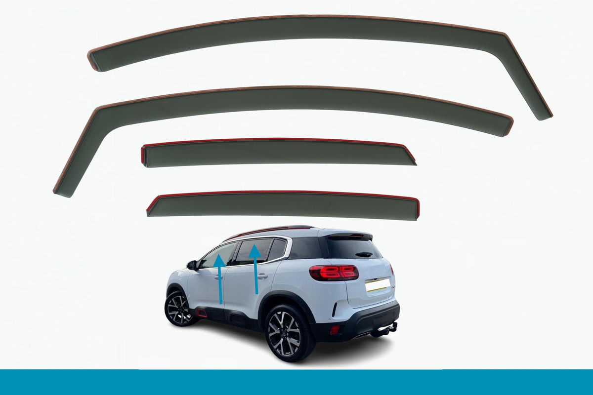Citroën C5 AirCross Wind Deflectors 2018–2024, In-Channel