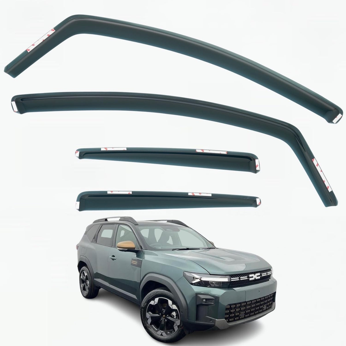 Dacia Bigster Wind Deflectors 2025–2027, In-Channel