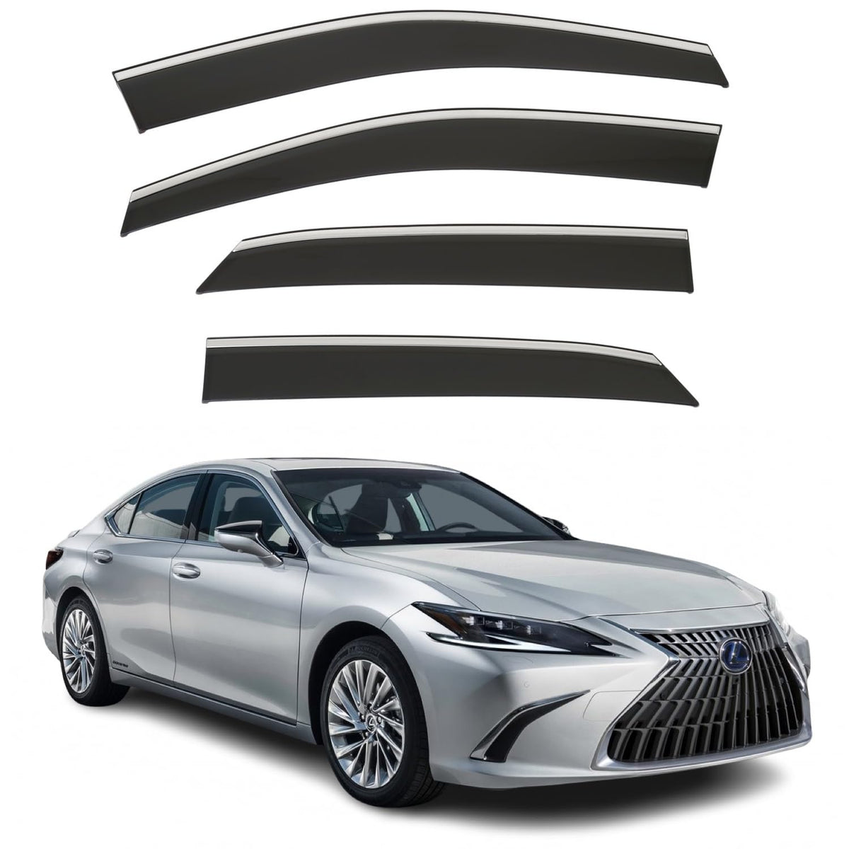 Lexus ES 300h Wind Deflectors 2019–2024, Out-Channel