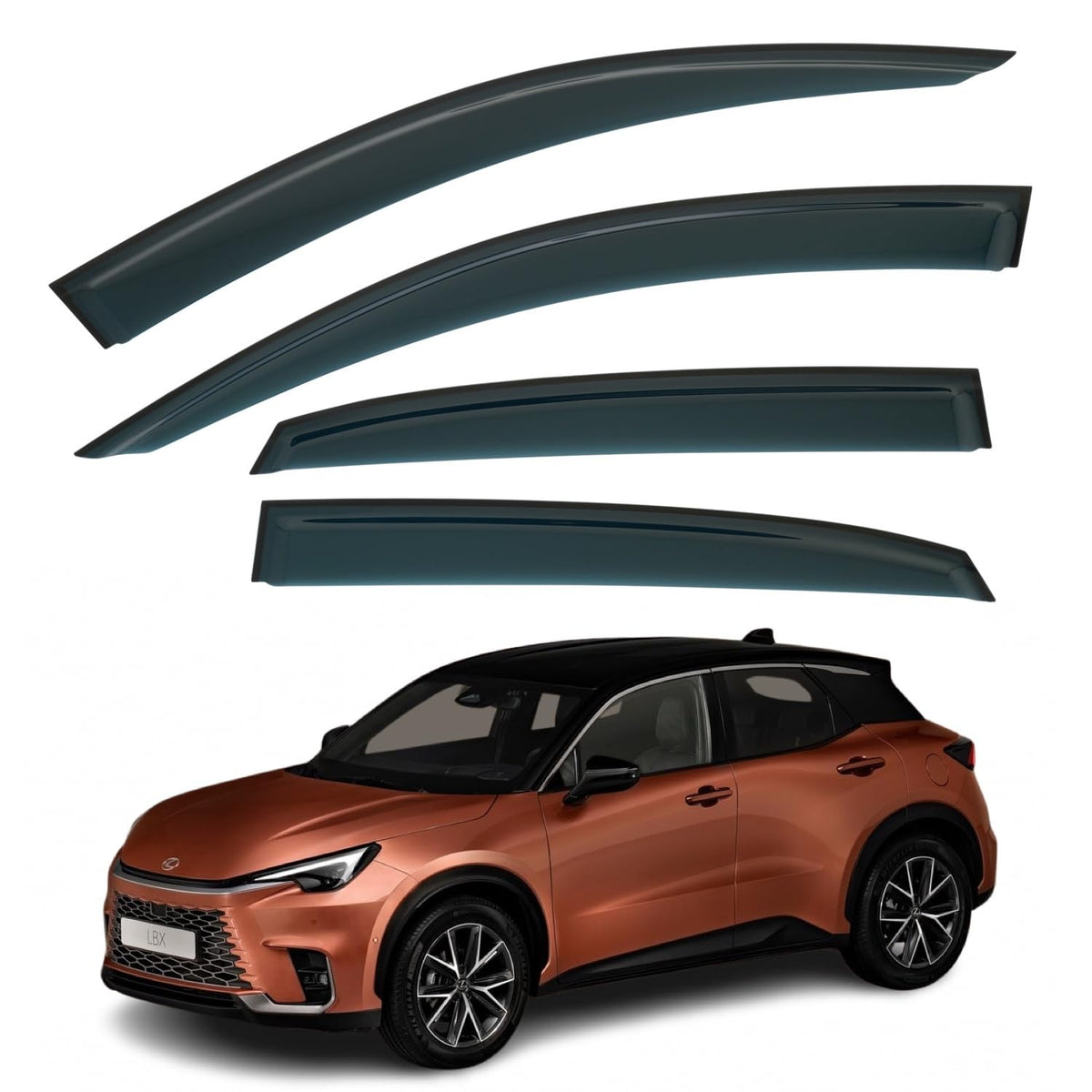 Lexus LBX Wind Deflectors 2024–2027, Out-Channel