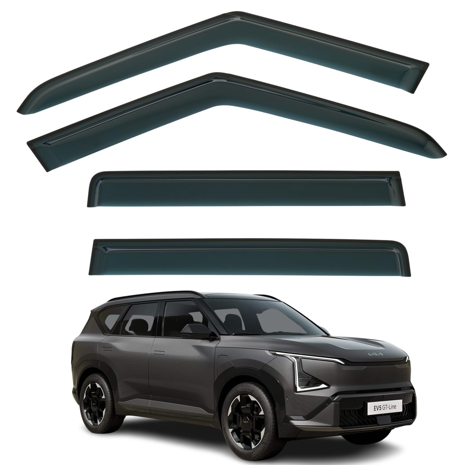 Kia EV5 Wind Deflectors 2025–2027, Out-Channel