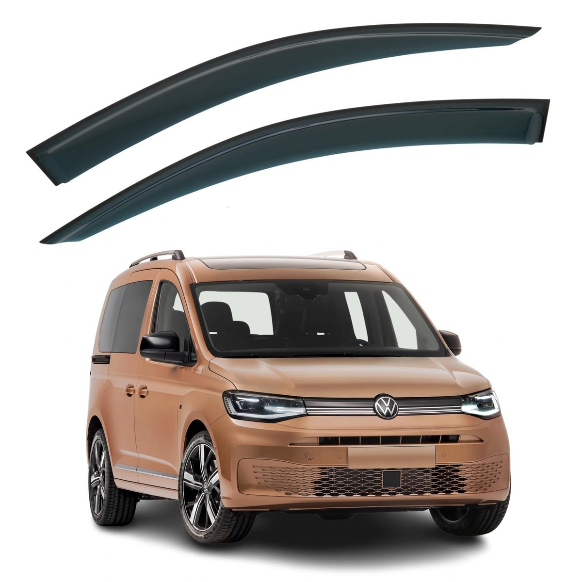 Volkswagen Caddy Wind Deflectors 2021–2027, Out-Channel