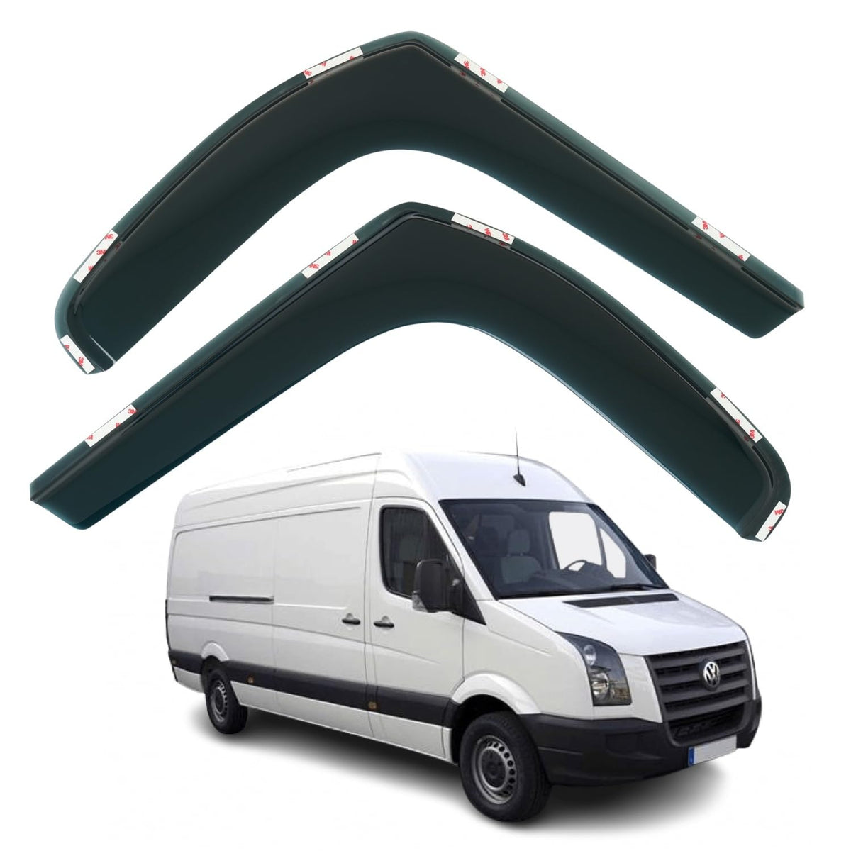 Volkswagen Crafter Wind Deflectors 2006–2017, In-Channel