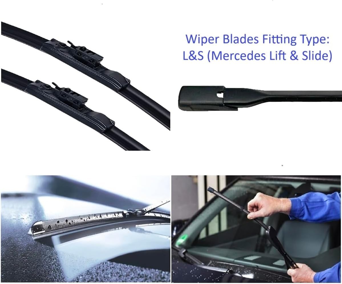 Wiper Blades, Mercedes-Benz C-Class 2014–2023