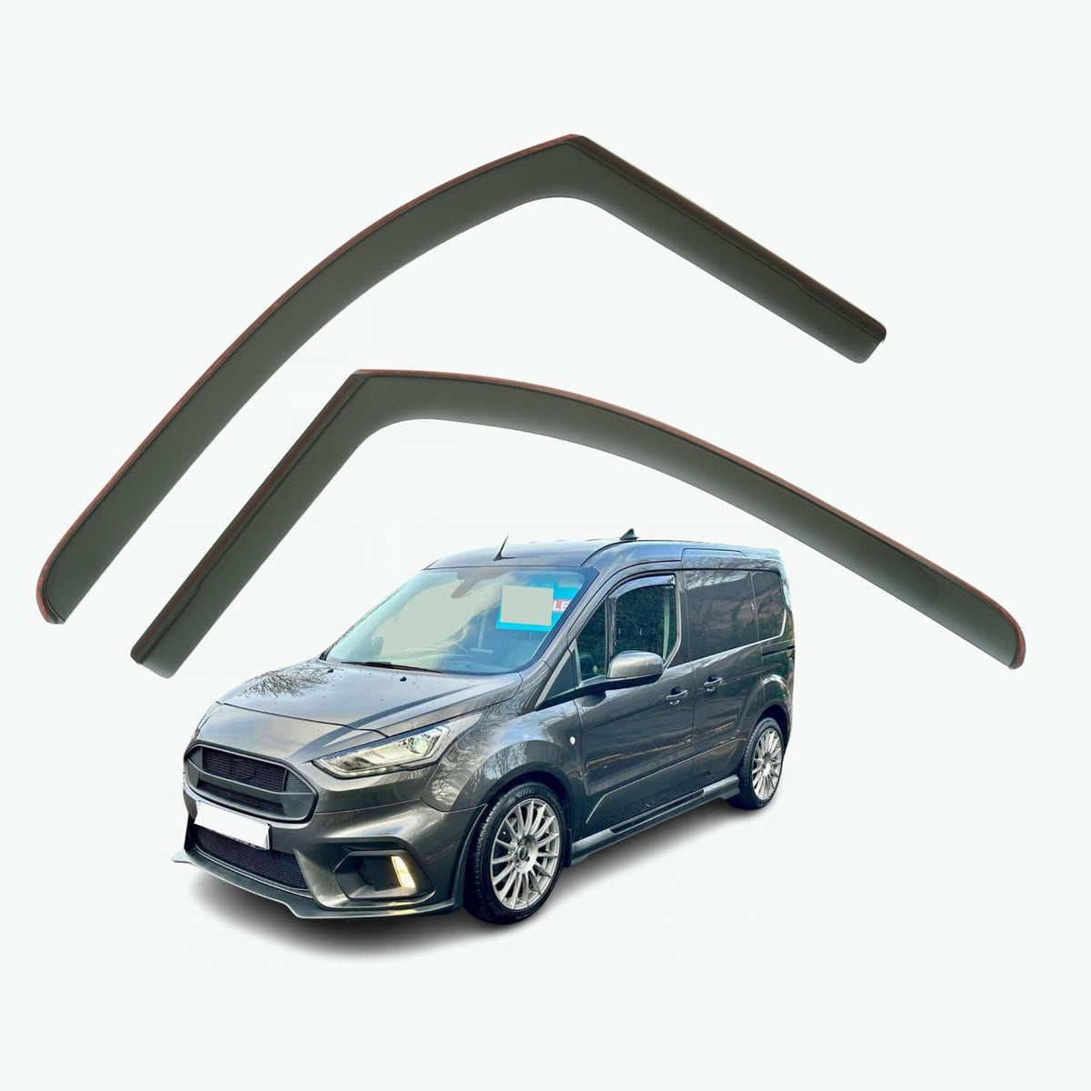 Ford Transit Connect MK2 Wind Deflectors 2014–2023, In-Channel