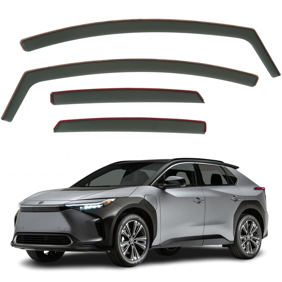 Toyota bZ4X Wind Deflectors 2022–2027, In-Channel
