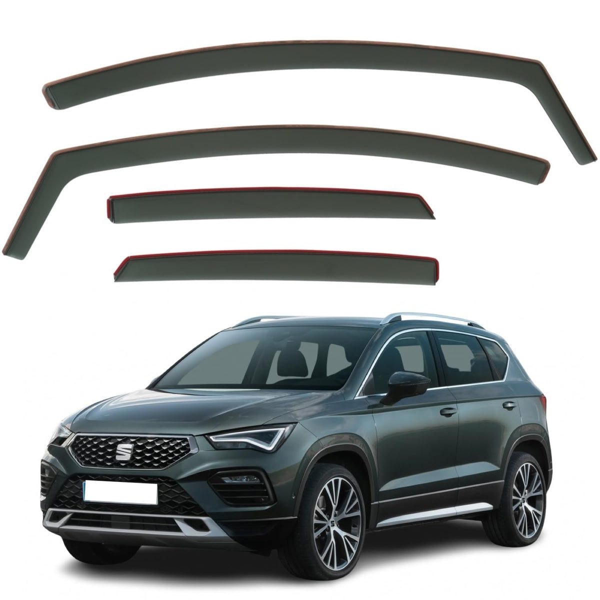 SEAT Ateca Wind Deflectors 2016–2024, In-Channel