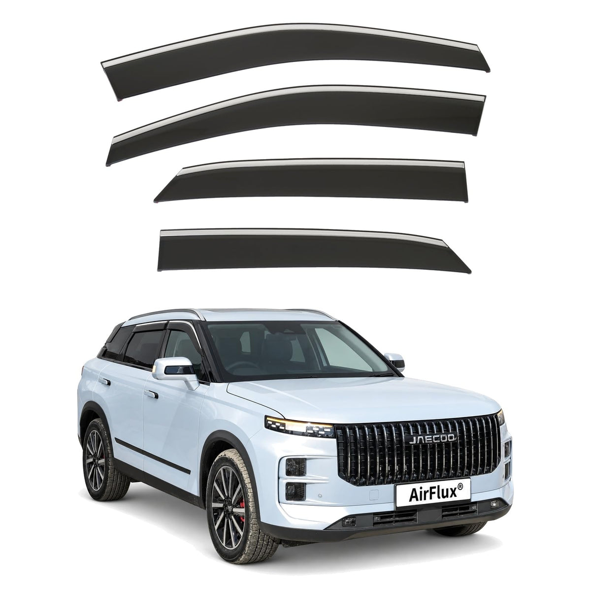 AirFlux wind deflectors for Jaecoo 7 2024 to 2027