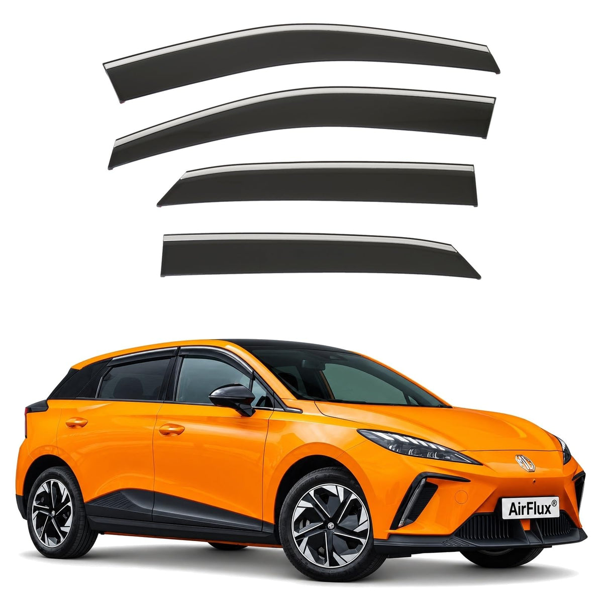 AirFlux wind deflectors for MG4 EV Mk1 2022 to 2027