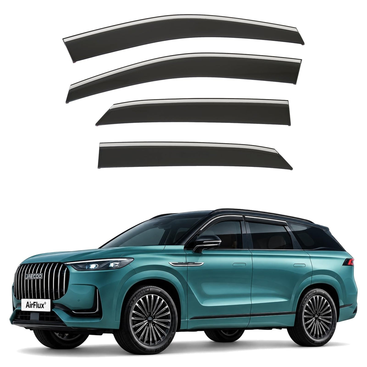 AirFlux wind deflectors for Jaecoo 8 2025 to 2027