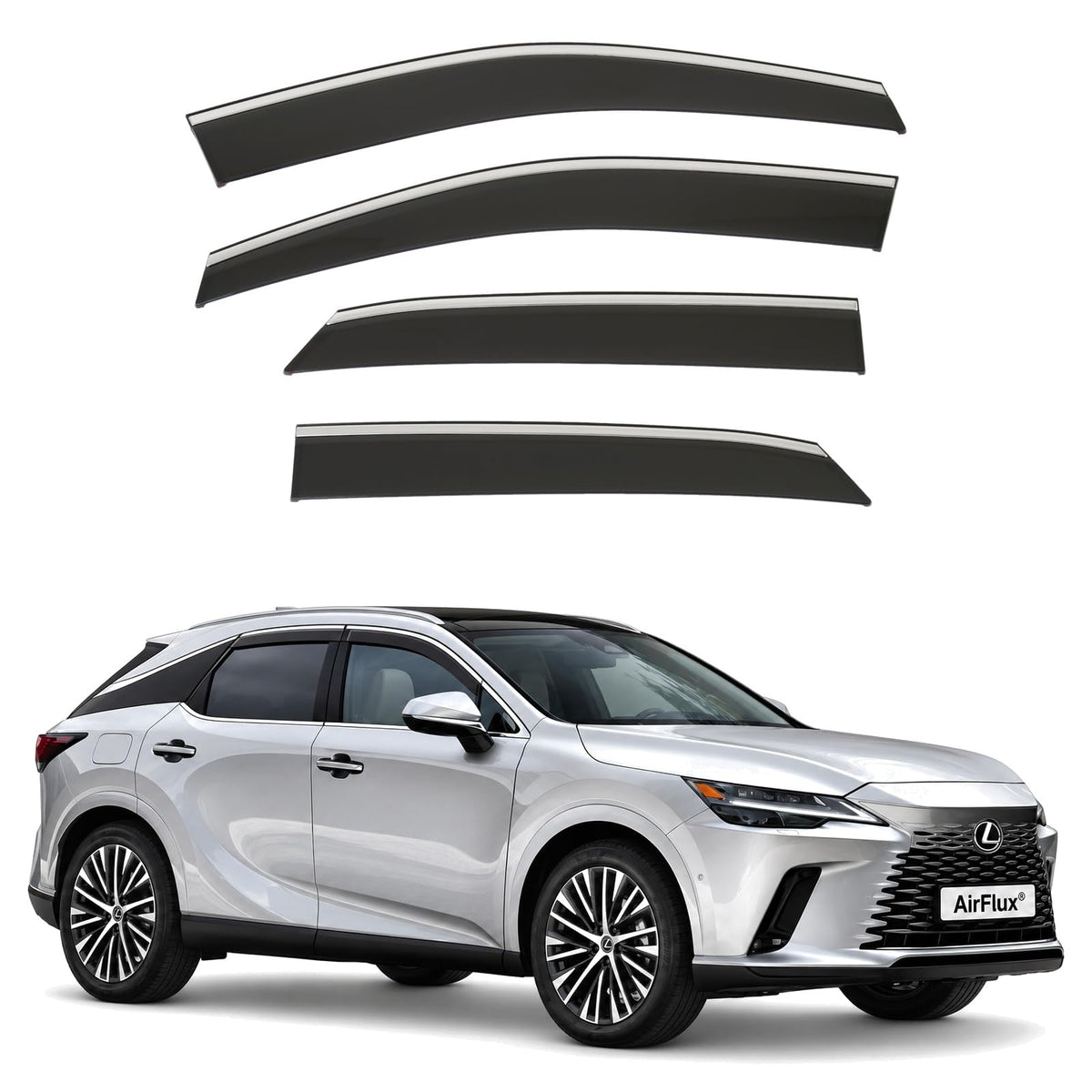 AirFlux wind deflectors for Lexus RX Mk5 2023 to 2027