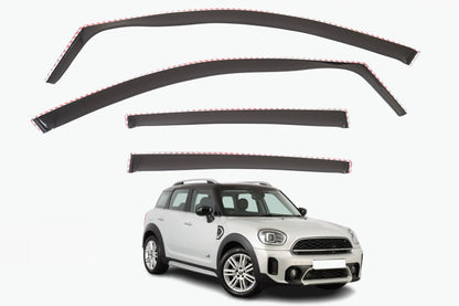 Set Of 4 Wind Deflectors Compatible with MINI COUNTRYMAN MK1 2010 2011 2012 2013 2014 2015 2016 Models.