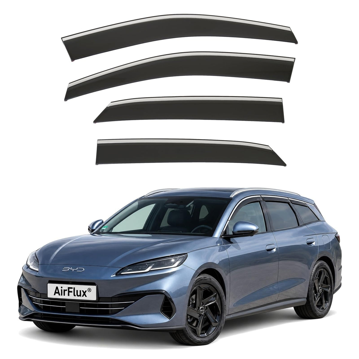 AirFlux wind deflectors for BYD Seal 6 Touring 2025 to 2027