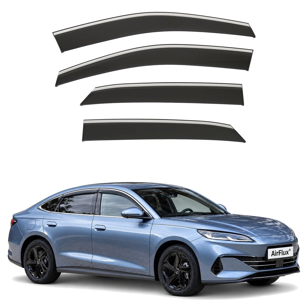 AirFlux wind deflectors for BYD Seal 6 EV Saloon 2025 to 2027