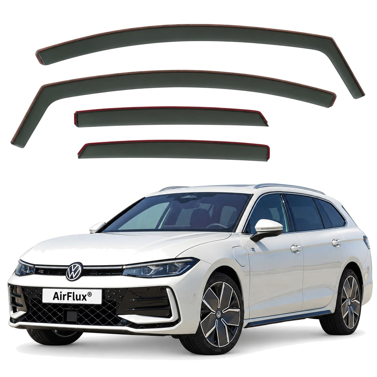 AirFlux wind deflectors for VW Passat B9 Estate 2024 to 2027