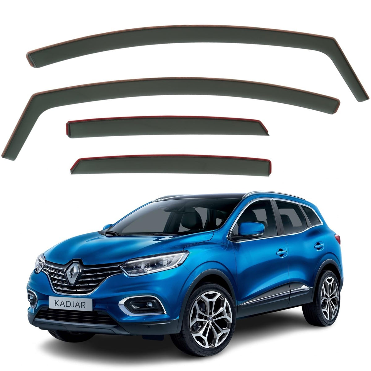 Renault Kadjar Wind Deflectors 2015–2022, In-Channel