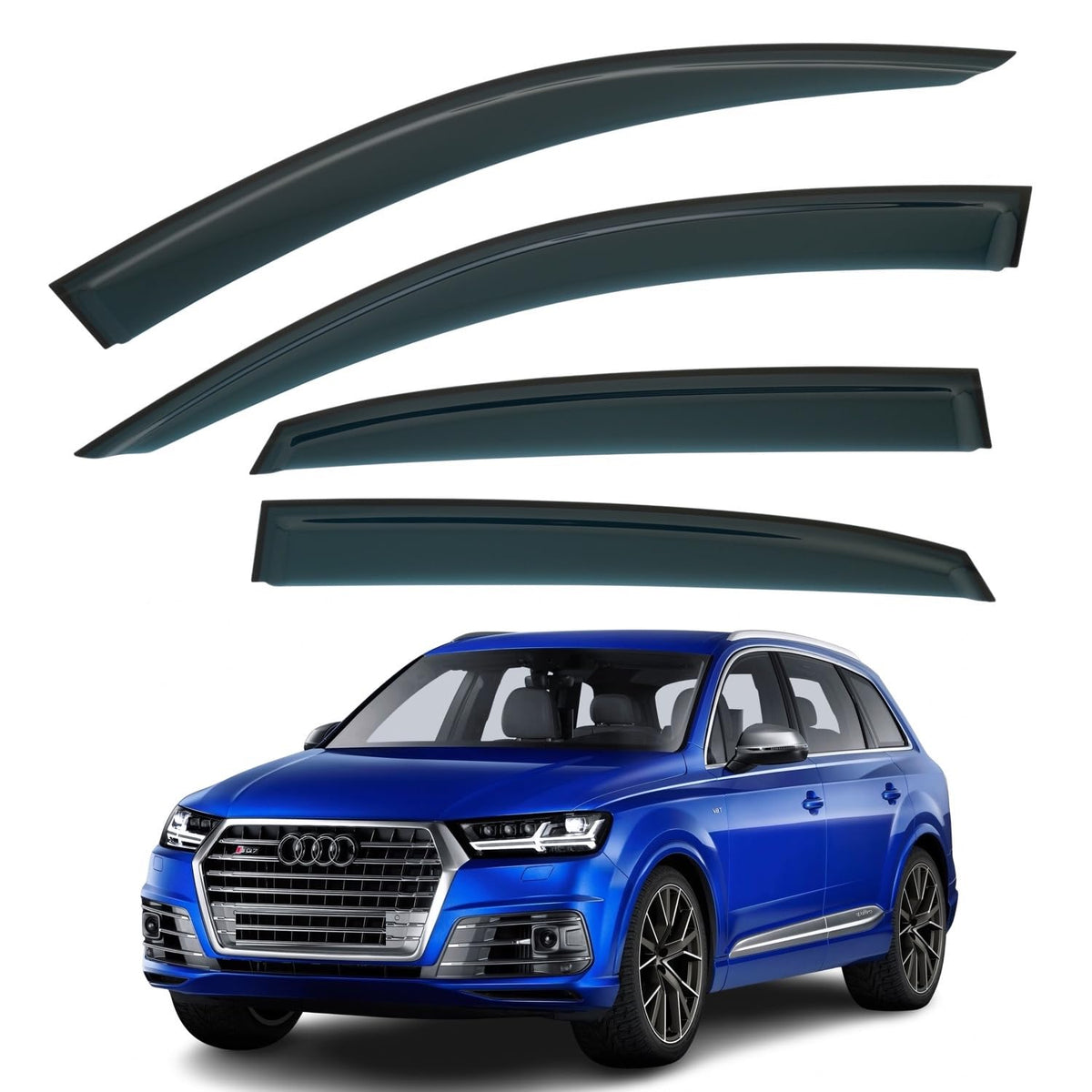 Audi Q7 Wind Deflectors 2016–2026, Out-Channel
