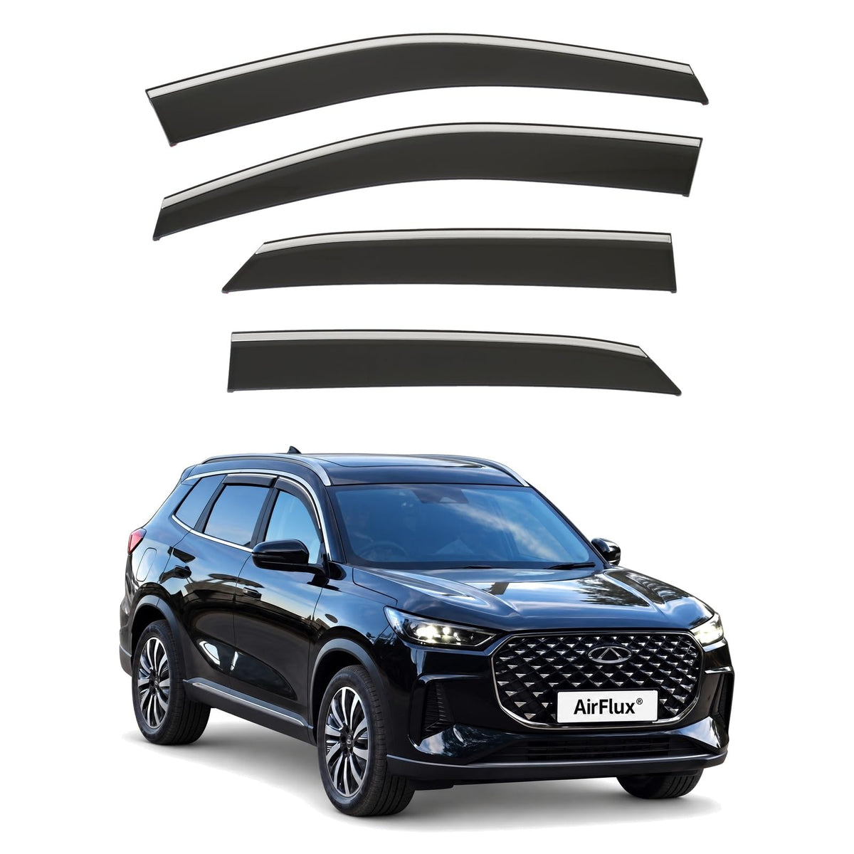 AirFlux wind deflectors for Chery Tiggo 8 2025 to 2027