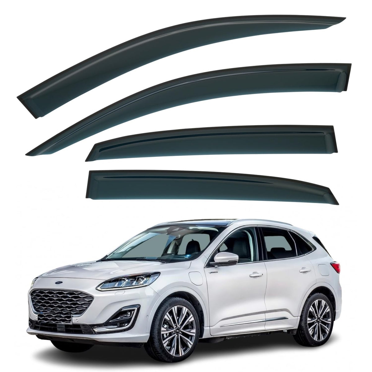 Ford Kuga MK3 Wind Deflectors 2019–2027, Out-Channel