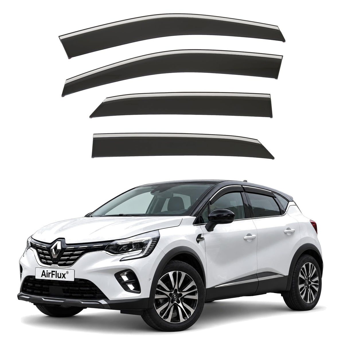 AirFlux wind deflectors for Mitsubishi ASX 2023 to 2027