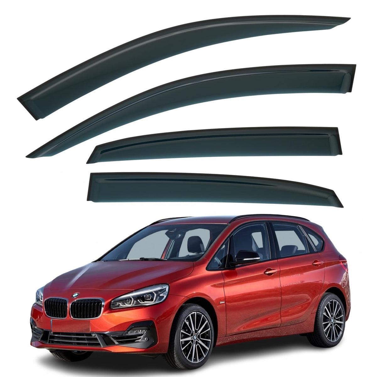 BMW 2 Series Active Tourer F45 Wind Deflectors 2014–2021, Out-Channel