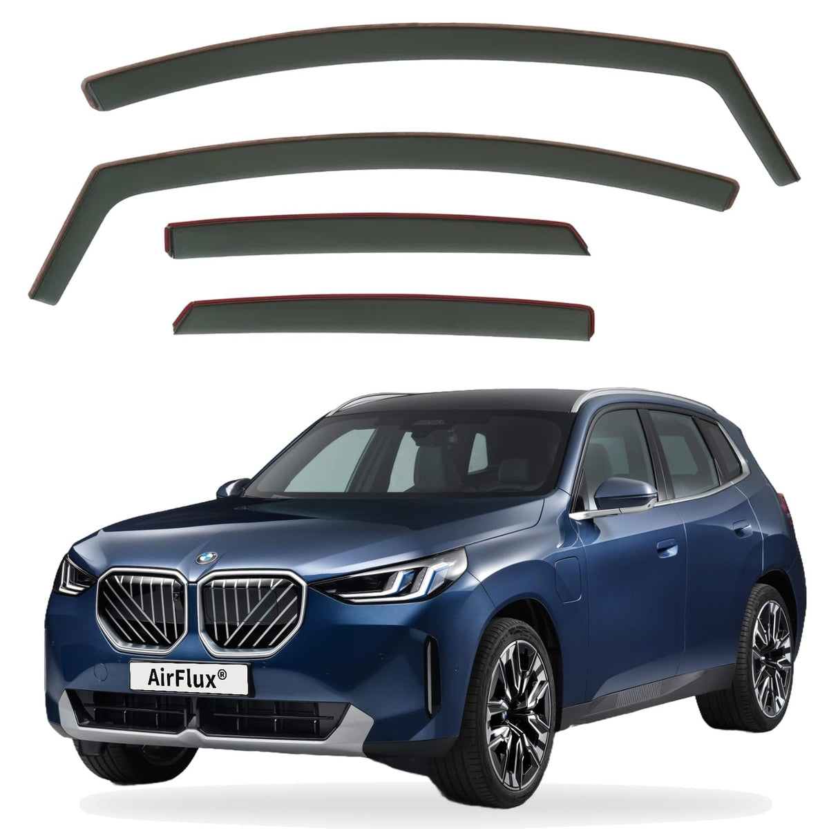 AirFlux wind deflectors for BMW X3 G45 2024 to 2027