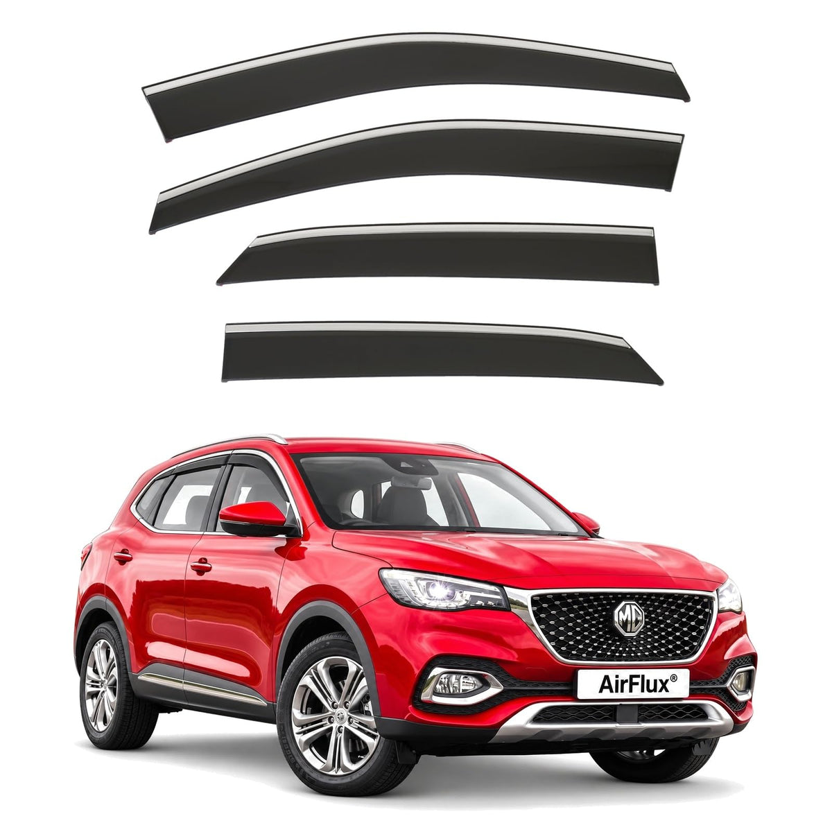 AirFlux wind deflectors for MG HS Mk1 2019 to 2024