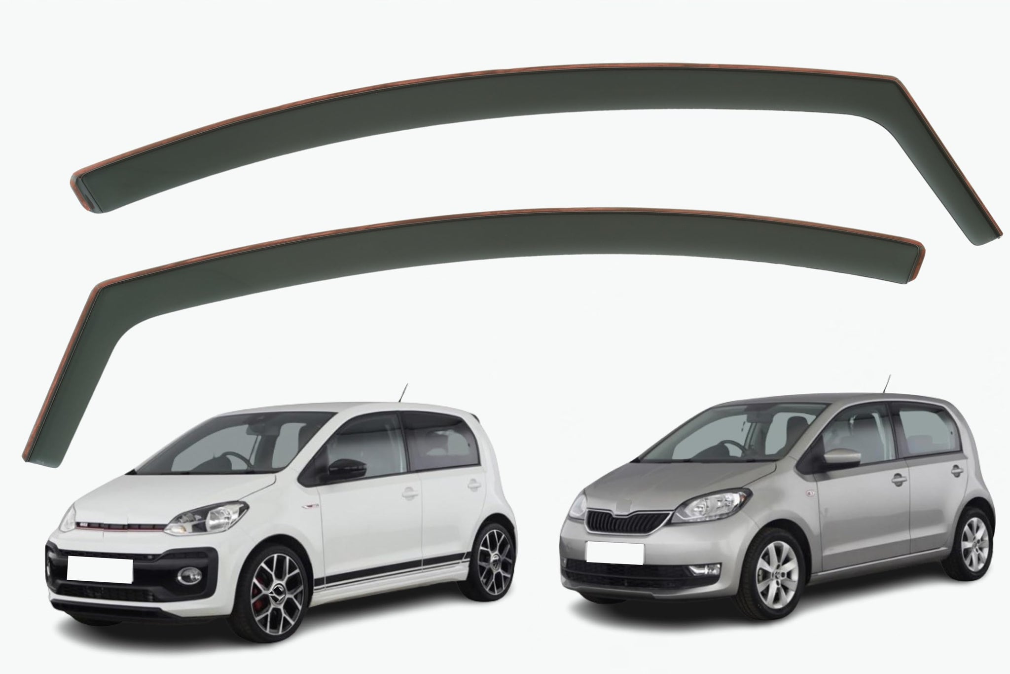 SEAT Mii Wind Deflectors 2011–2023, In-Channel