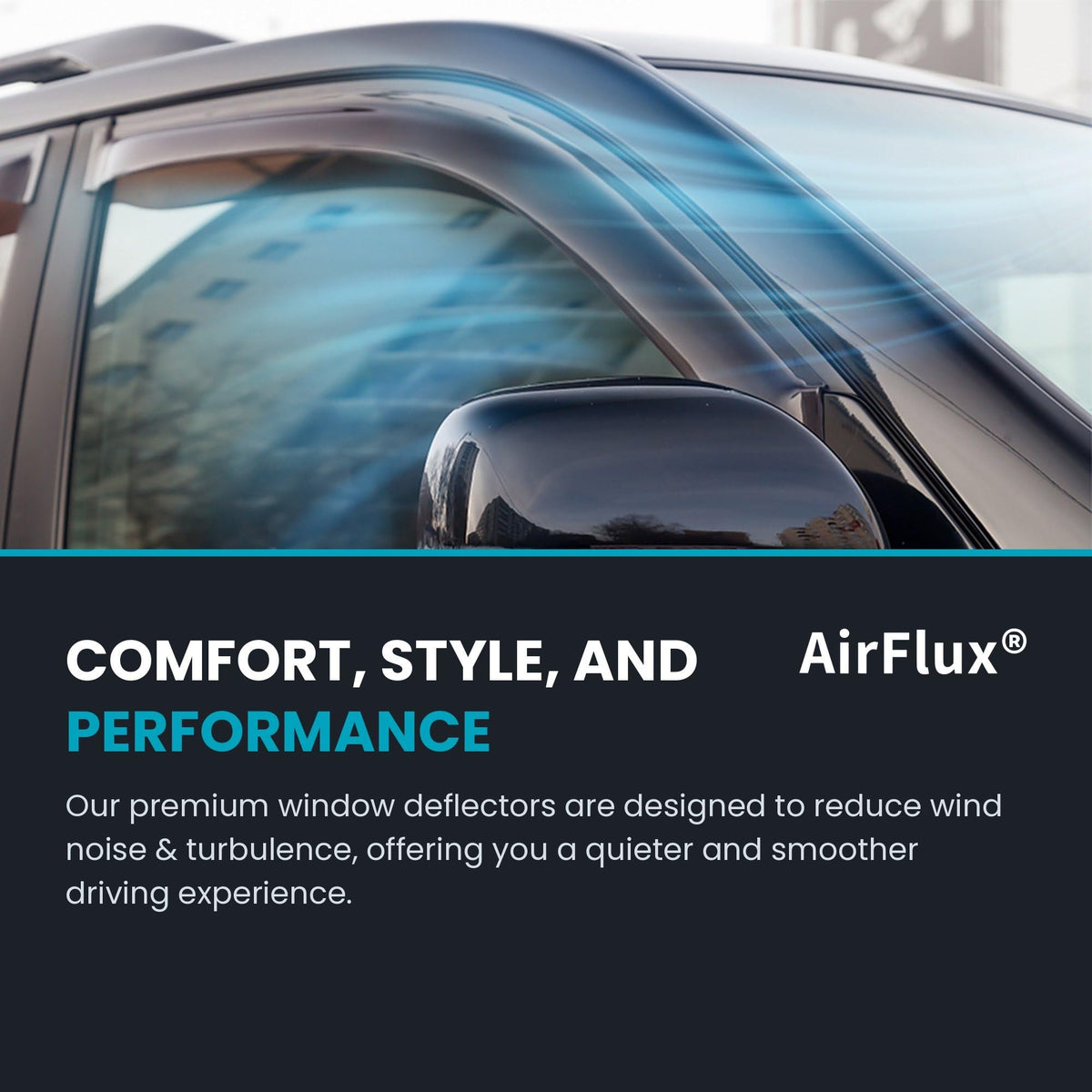MG HS Mk2 Wind Deflectors 2024–2027, Out-Channel