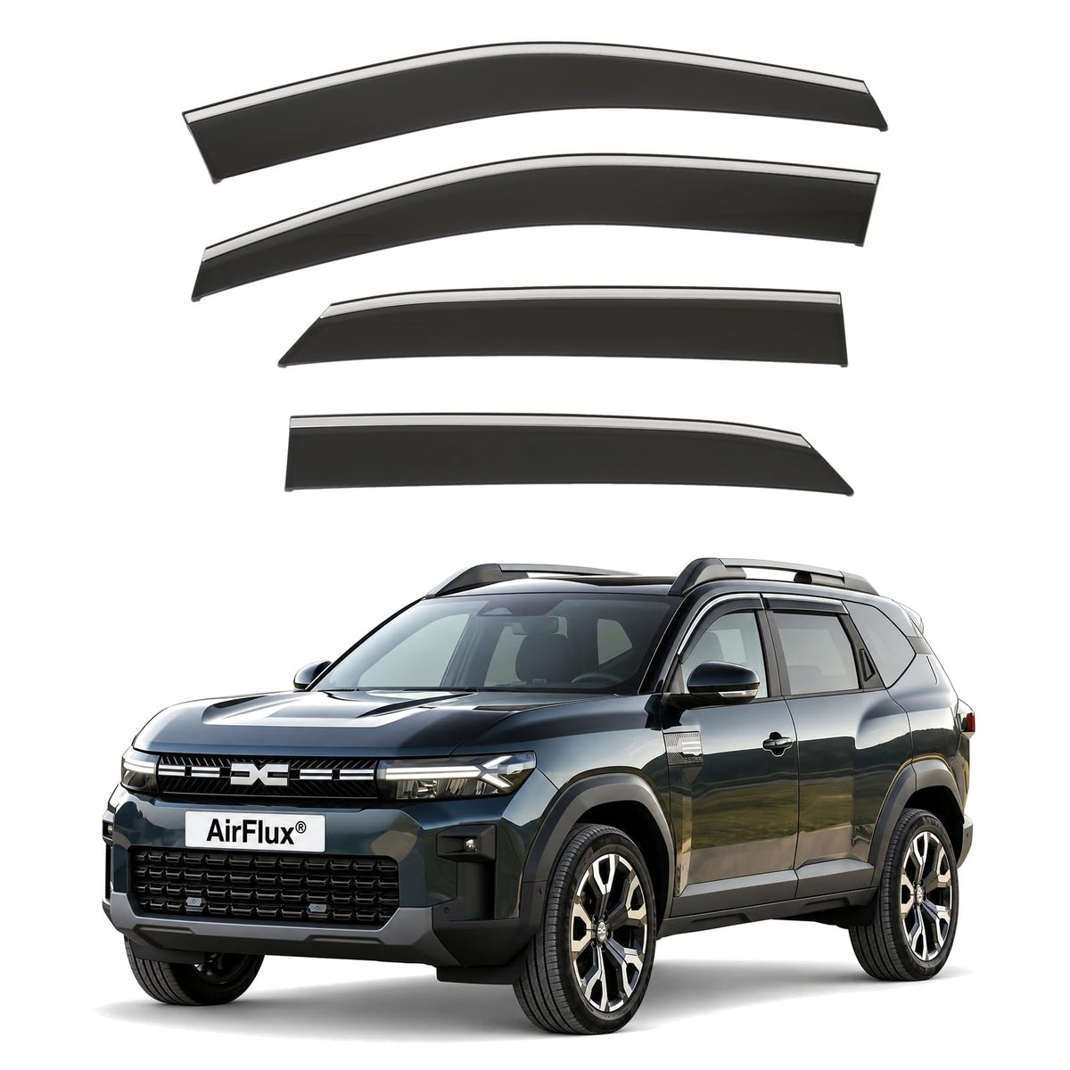 AirFlux wind deflectors for Dacia Bigster 2025 to 2027