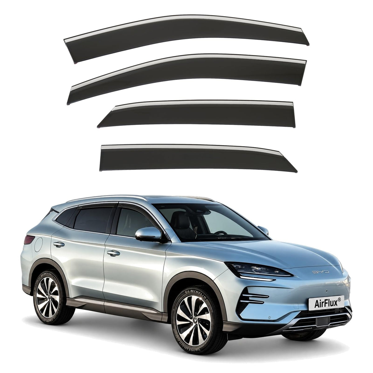AirFlux wind deflectors for BYD Seal U 2024 to 2027
