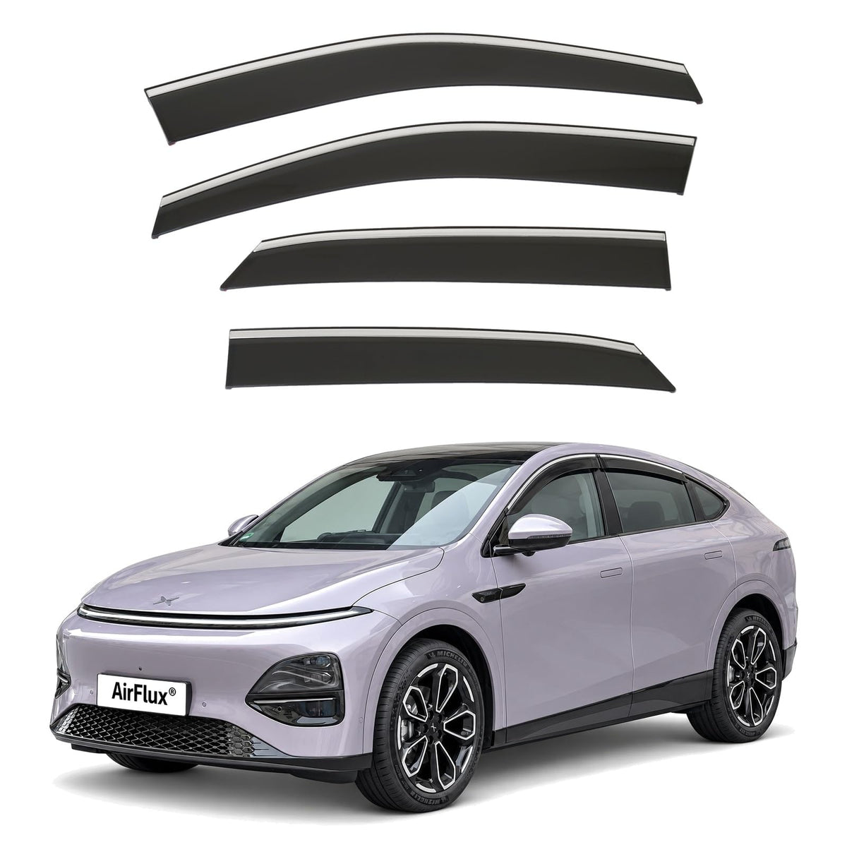 AirFlux wind deflectors for Xpeng G6 2024 to 2027
