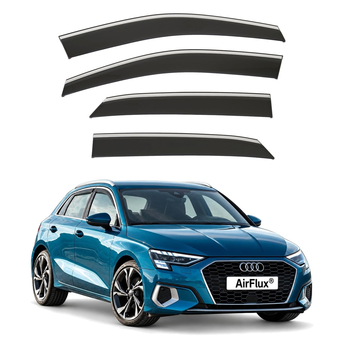 AirFlux wind deflectors for Audi A3 Sportback 8Y 2020 to 2027