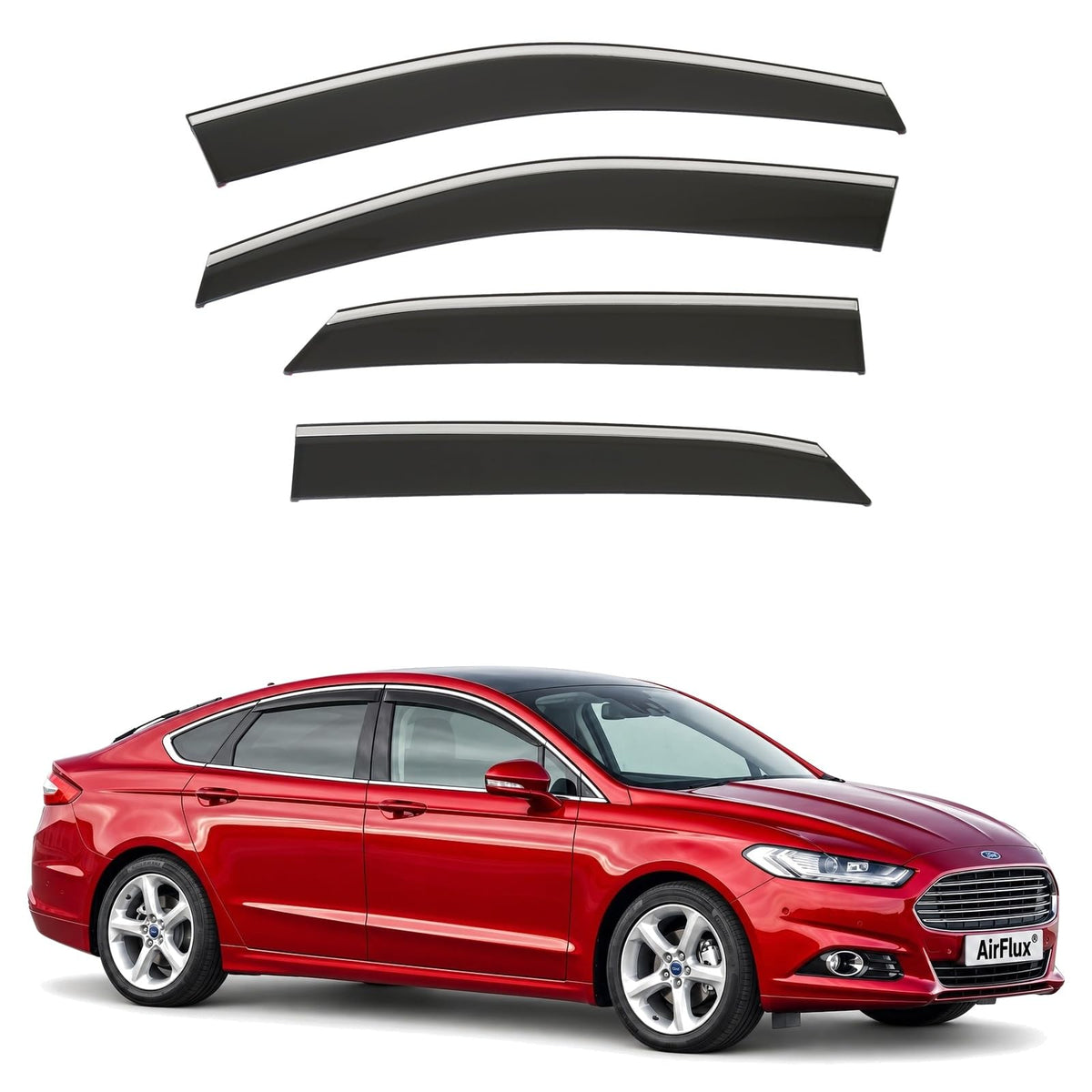 AirFlux wind deflectors for Ford Mondeo Mk5 2014 to 2022