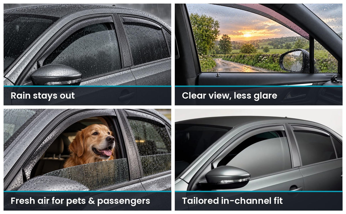 GWM Poer 300 Wind Deflectors 2025–2027, In-Channel